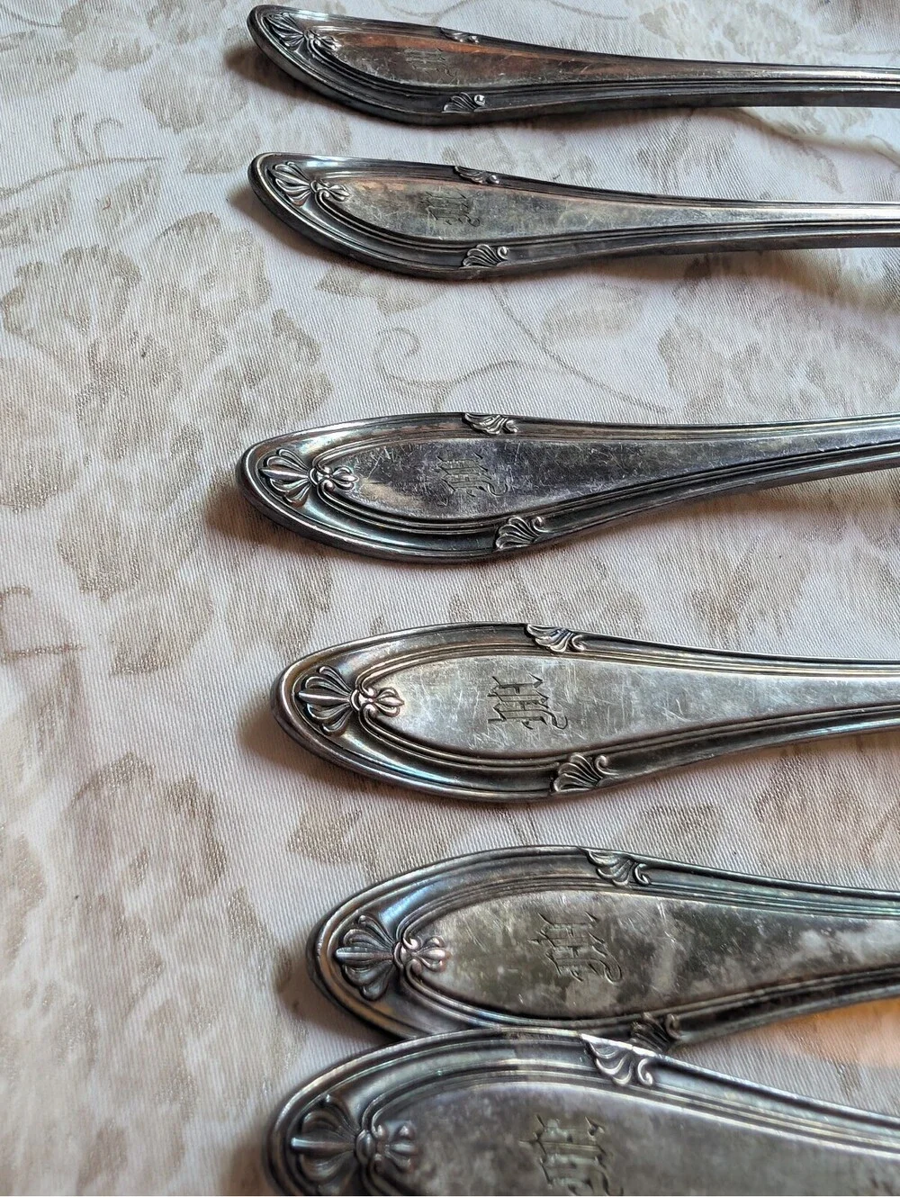 Vintage GMC International Silver Plate Dinner Forks Set of 6